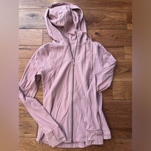 lululemon athletica Dusty Pink Zip Hoodie